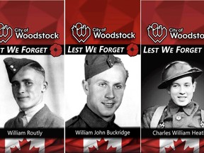 Remembrance Day banners