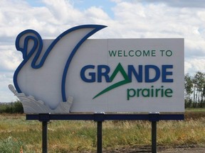 The City of Grande Prairie unveiled its newly installed north and west side entrance features on Friday, Aug. 28, 2020.