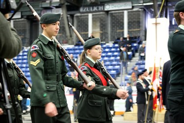 Royal Canadian Legion Branch 76 hosted Remembrance Day Services at Sudbury Community Arena in Sudbury, Ontario on Saturday, November 11, 2023. It was the first ceremony to be held at the downtown arena since 2019. Ben Leeson/The Sudbury Star/Postmedia Network
