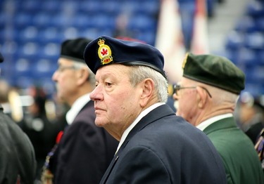 Royal Canadian Legion Branch 76 hosted Remembrance Day Services at Sudbury Community Arena in Sudbury, Ontario on Saturday, November 11, 2023. It was the first ceremony to be held at the downtown arena since 2019. Ben Leeson/The Sudbury Star/Postmedia Network