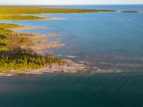A sunset at Tobermory on the Bruce Peninsula. (National Conservancy of Canada photo)
