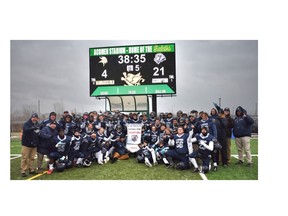The Assumption College senior football team captured the OFSAA Northern Bowl this week.