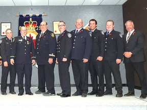 Honouring Espanola firefighters