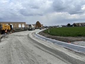 A new track is being built at St. Patrick's and St. Francis Xavier schools in Sarnia, and school boards are asking for community donations to help cover upgrade costs.