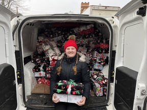 Annabelle Rayson is one of the people behind the Sarnia chapter of the Shoebox Project.