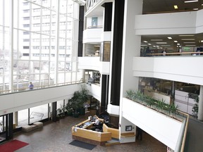 City councillors have approved a $65-million plan to create a new cultural hub at Tom Davies Square, the home of municipal government in Greater Sudbury. File photo.