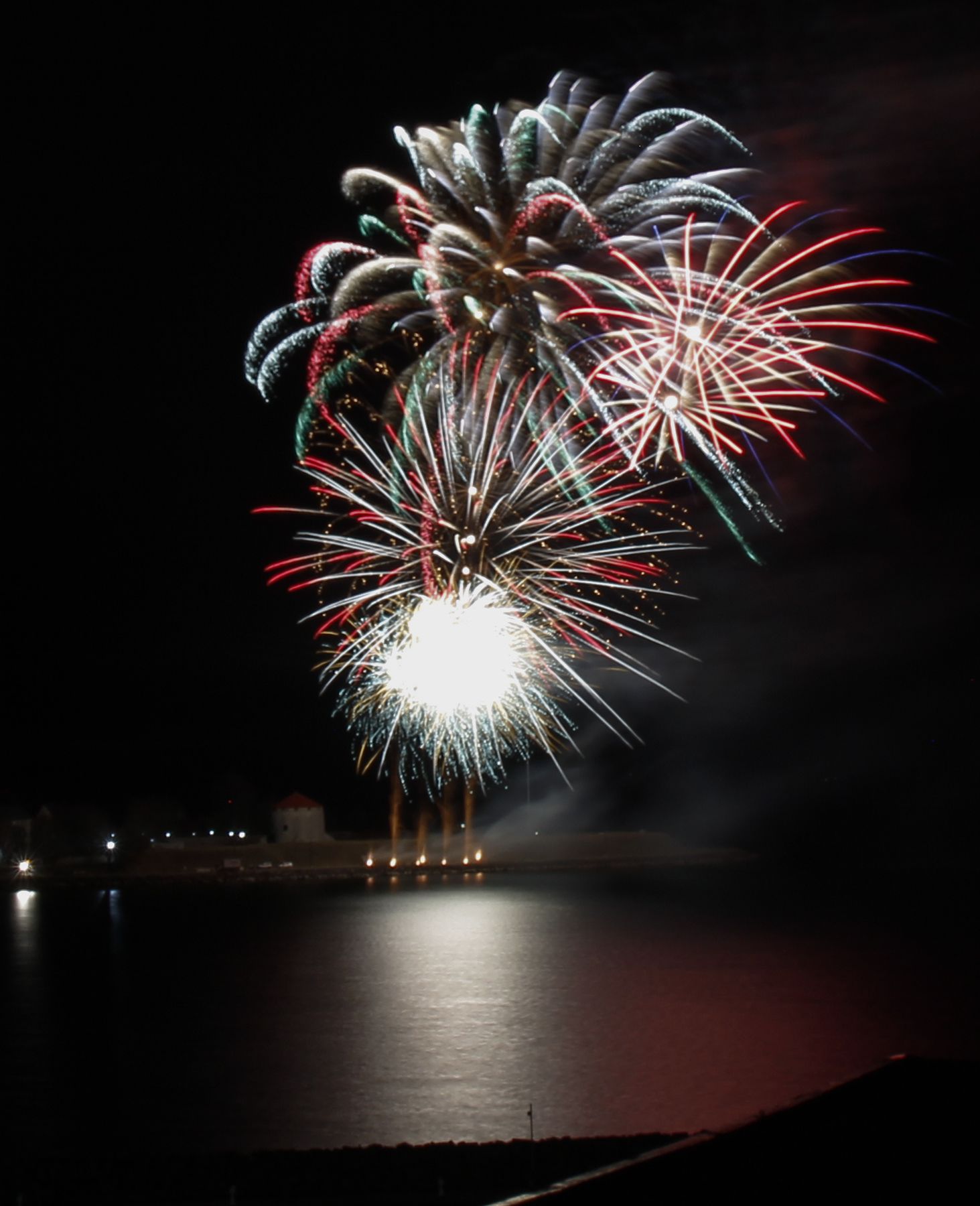 New Year's Eve fireworks seen over Kingston Harbour The County Weekly