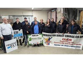 The annual Fredericton Community Grocers' Turkey Drive collected 2,100 turkeys for the Greener Village food bank to distribute to families in need during the holidays.