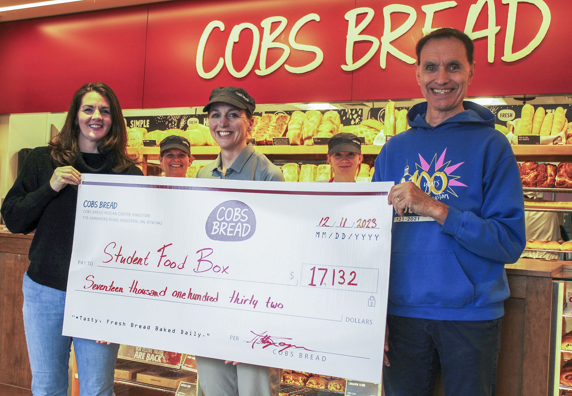 Lionhearts Inc. receives more than 17K for food box program The