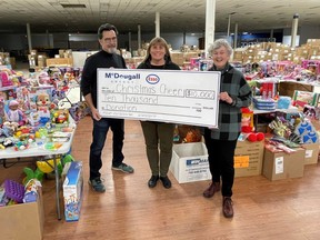 Christmas Cheer receives $10,000 gift from McDougall Energy
