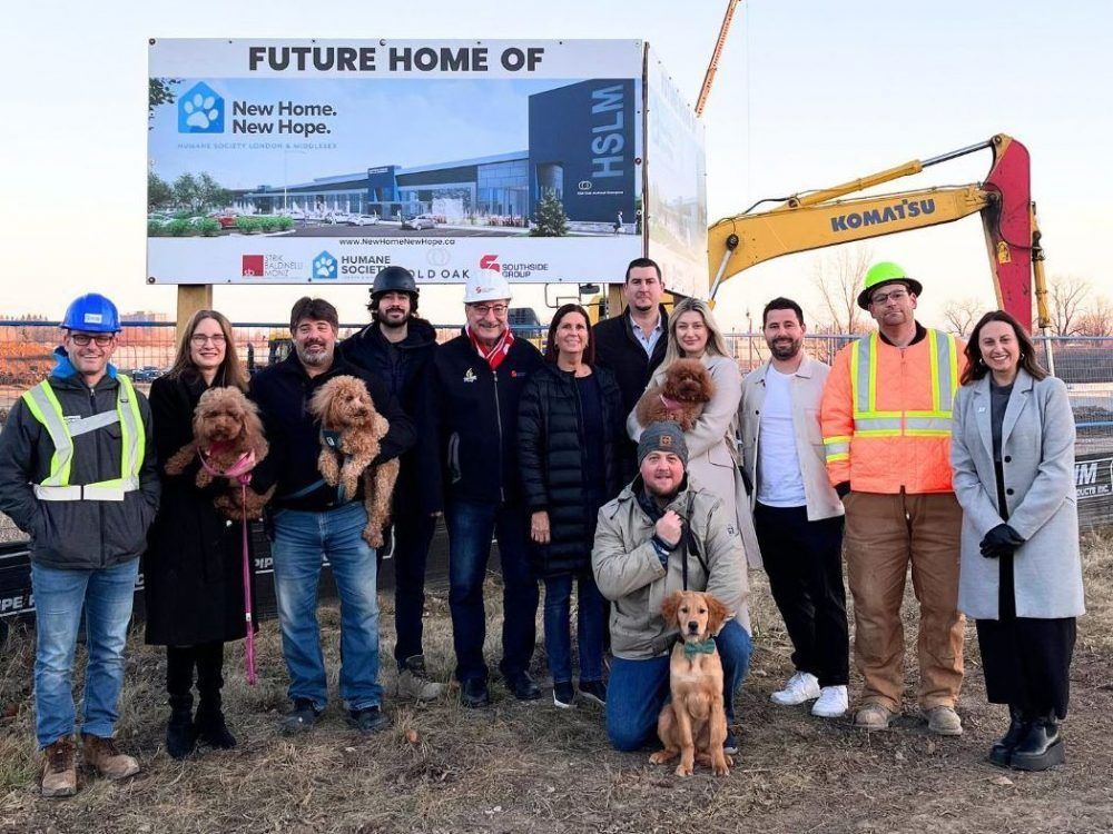 London developer matching donations for humane society vet clinic