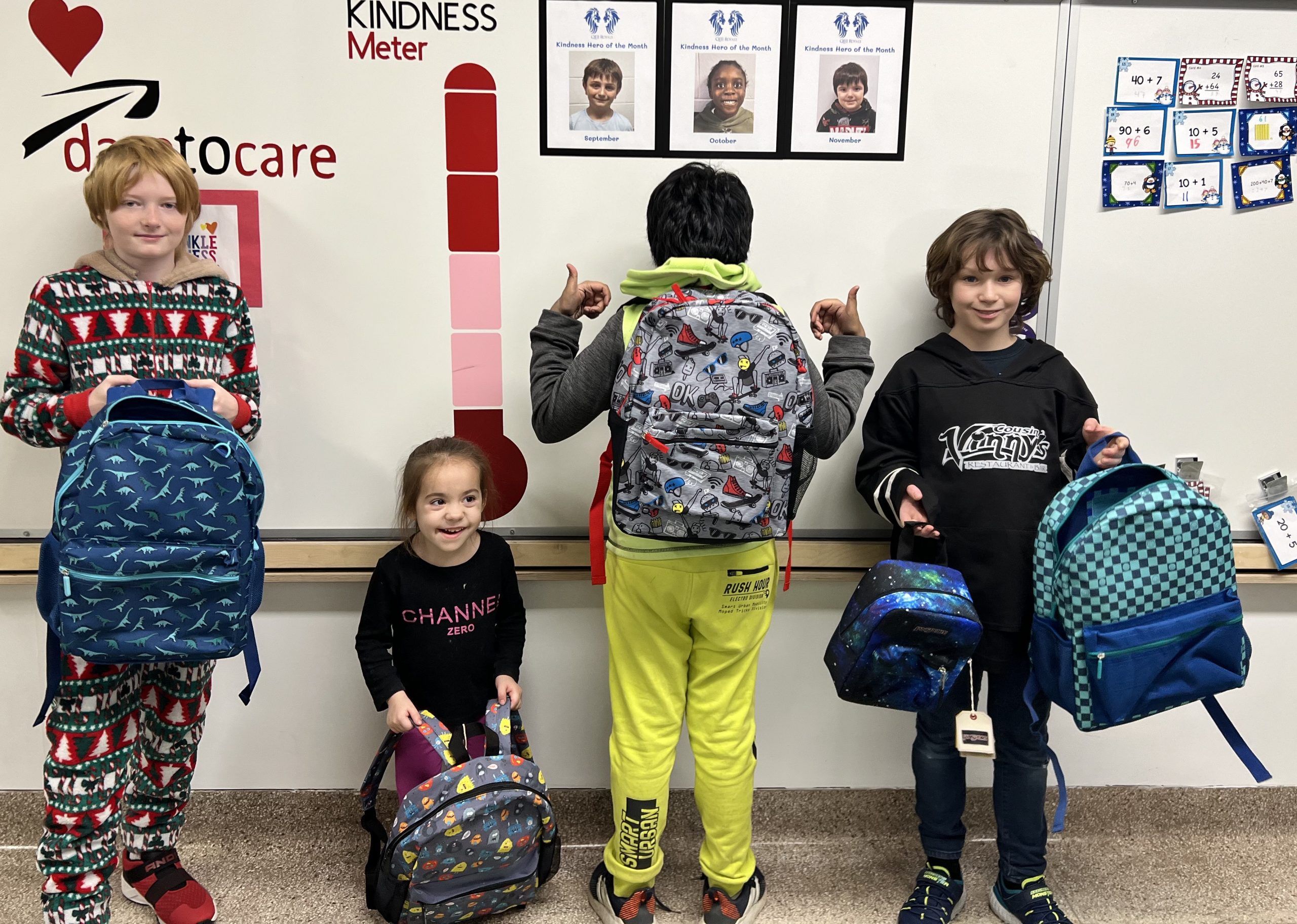 Photos: Backpacks bring smiles to students in Rainbow schools | The ...