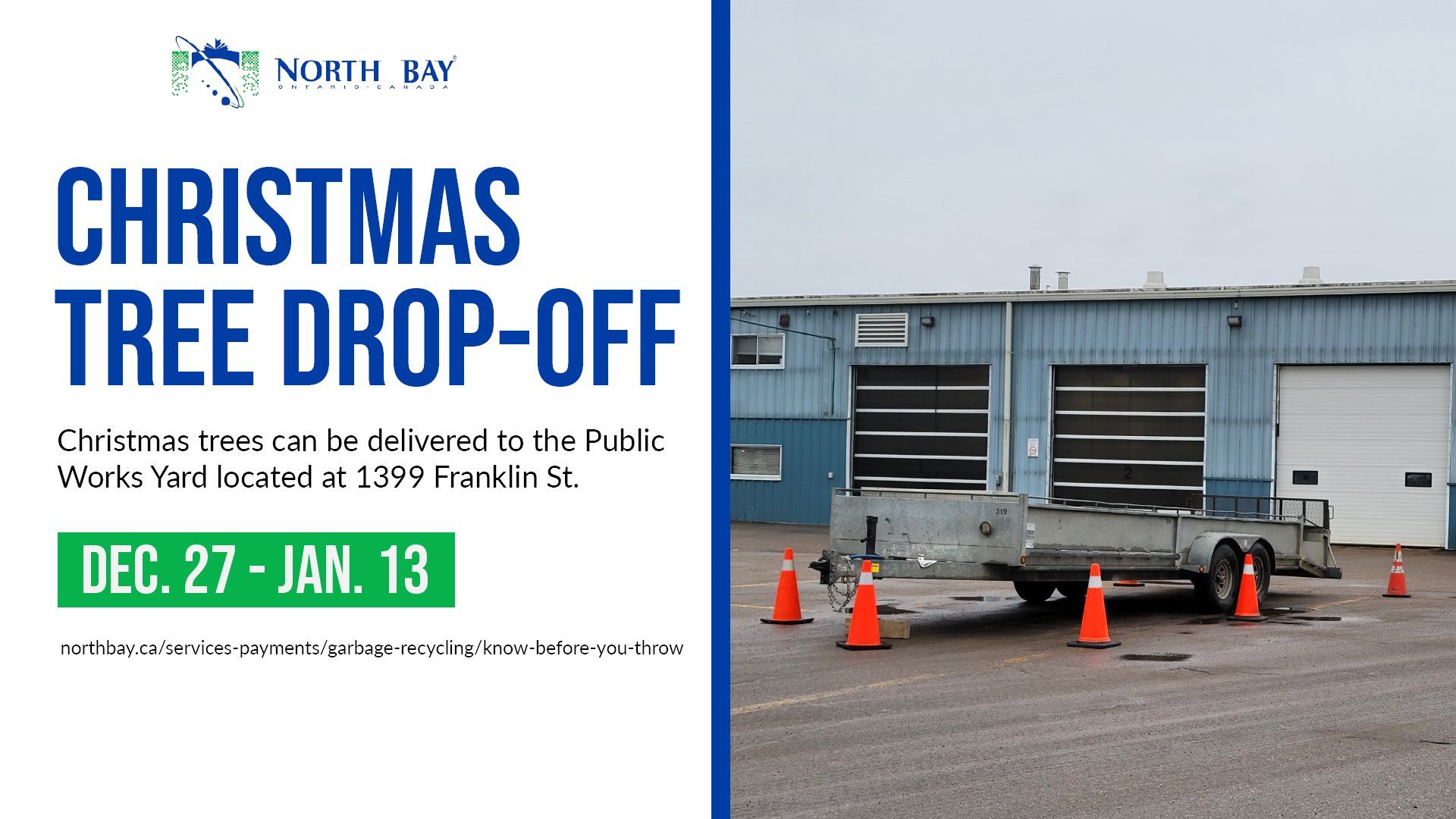 Christmas treet drop off in North Bay now in effect Sault Star