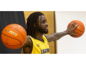 Marcus Ottey is back for another season with the London Lightning. Photo taken on Friday Dec. 23, 2023. Mike Hensen/The London Free Press