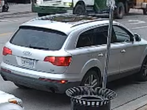 Suspect's Audi SUV