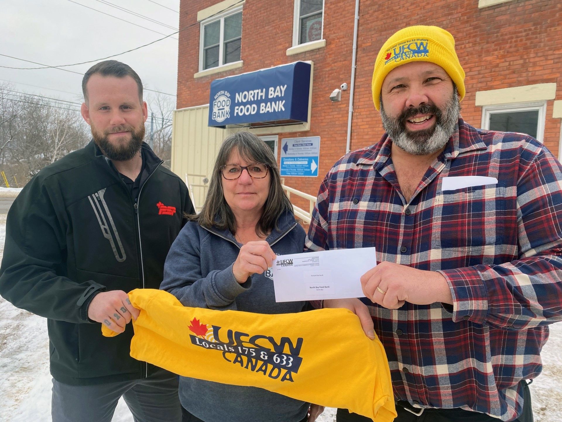 Union donations made to One Kids Place and area food banks North Bay