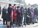 Indeed, a lot of shovels were ready, at the groundbreaking ceremony for the new Dundas Manor. Photo on Friday, December 15, 2023, in Winchester, Ont. Todd Hambleton/Cornwall Standard-Freeholder/Postmedia Network