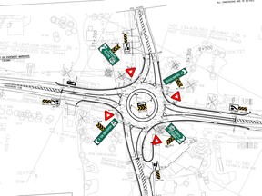 Highway 138 roundabout design