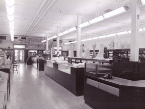 The inside of the Steacy's store on Princess Street.