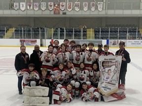 The Brantford Minor Hockey Association's under-14 A 99ers captured their division at the 52nd annual Wayne Gretzky International Hockey Tournament.