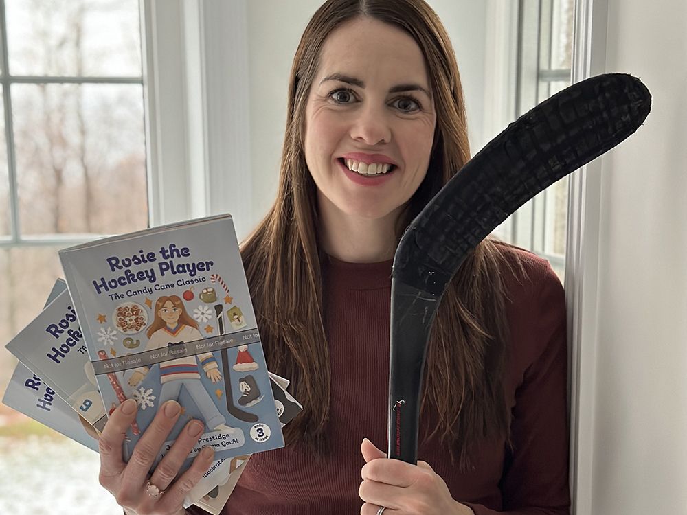 Local author turns hockey memories into groundbreaking children's book