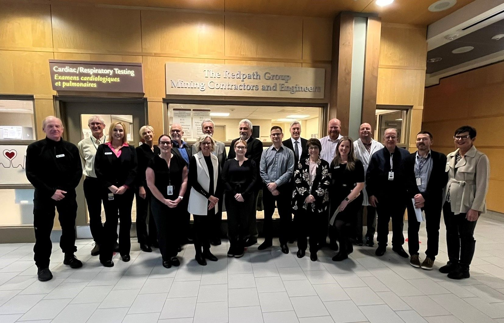 North Bay Regional Health Centre recognizes North Bay company North