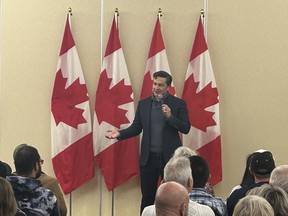 Conservative leader talks jail reform and Canadian Armed Forces