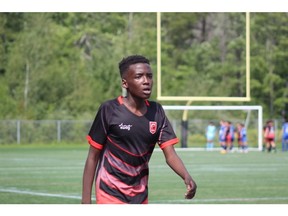 Silvain Masimengo of Moncton was invited to a week-long trial with Toronto F.C.