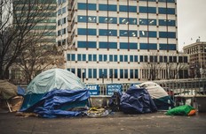 homeless tents