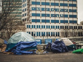 homeless tents