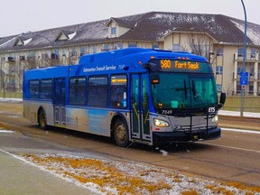 On Tuesday, Jan. 23, Fort Saskatchewan City Council unanimously approved switching its commuter bus from Clareview with ETS to Sherwood Park's Bethel Transit Terminal with Strathcona County Transit. Photo courtesy Fort Sask Transit