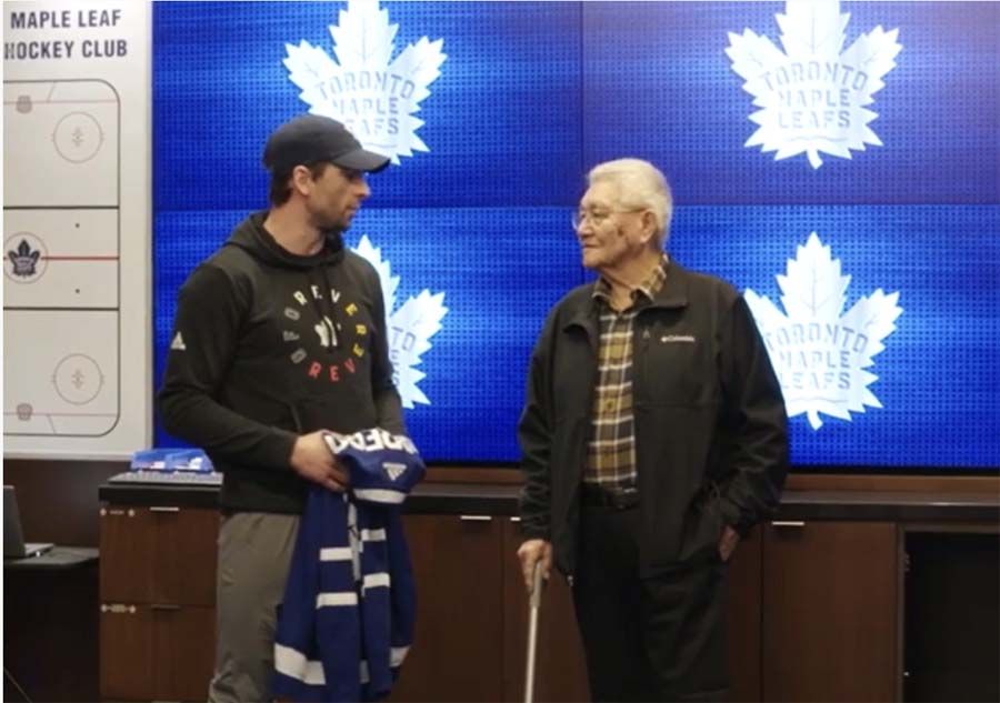 Founding father of Little NHL tournament honoured by Maple Leafs and