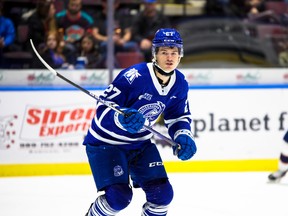 Lucas Karmiris of the Mississauga Steelheads. Photo by Natalie Shaver/OHL Images