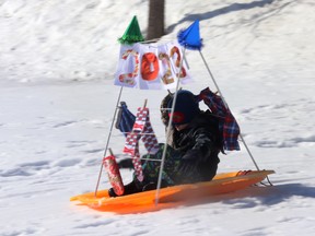 February is winter fun season! Kids racing decorated toboggans is just one activity to enjoy at the Rockport Winter Carnival running from February 7-11 in the village. This yearÕs theme is ÒRoar 4 More Ô24Ó. Lorraine Payette/for Postmedia Network