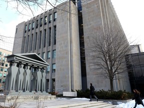 The Ontario Superior Court building is seen in Toronto on Wednesday, Jan. 29, 2020.