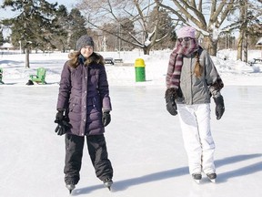 Photo to accompany Sault outdoor skating rinks story.