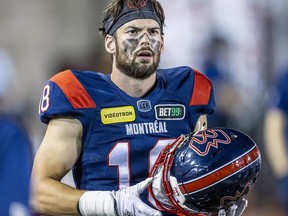Zach Lindley of Chatham, a defensive back and special teamer with the Montreal Alouettes, is retiring after two CFL seasons. (Alouettes de Montreal Photo)