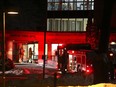 Kingston firefighters respond to a fire at Country Pines Apartments on Battersea Road