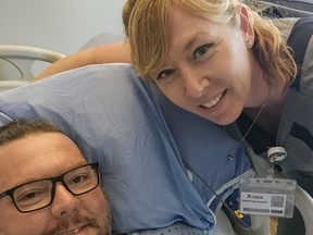 Jan Murphy on his bariatric surgery day