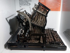 A visual-type typewriter