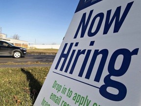 Statistics Canada's December job market statistics cap off a year when the jobless rate in the London region reached its lowest-ever level. (File photo)