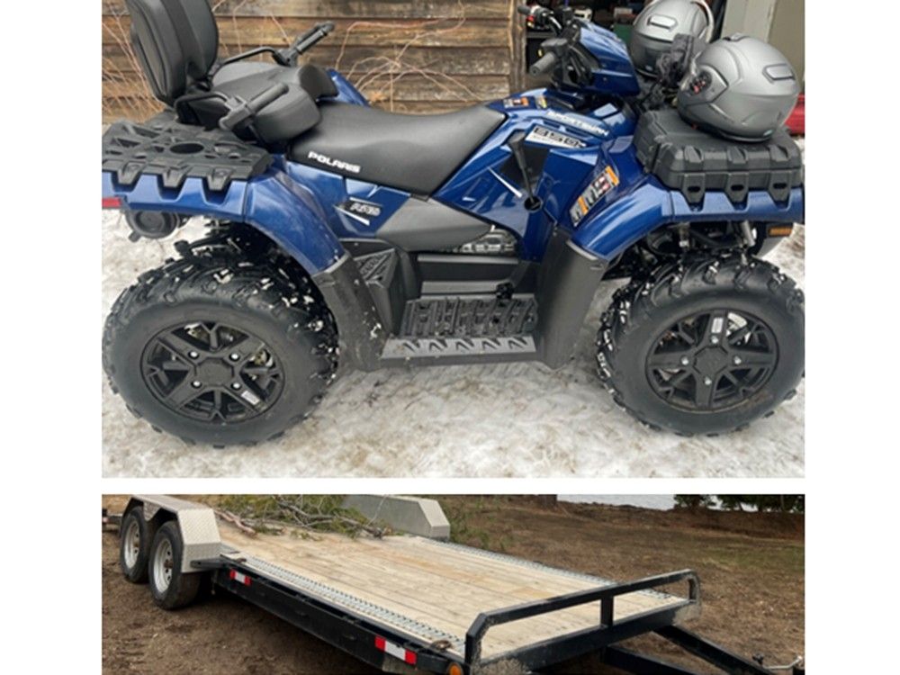 POLICE BLOTTER Trailer and ATV stolen; impaired driving charges