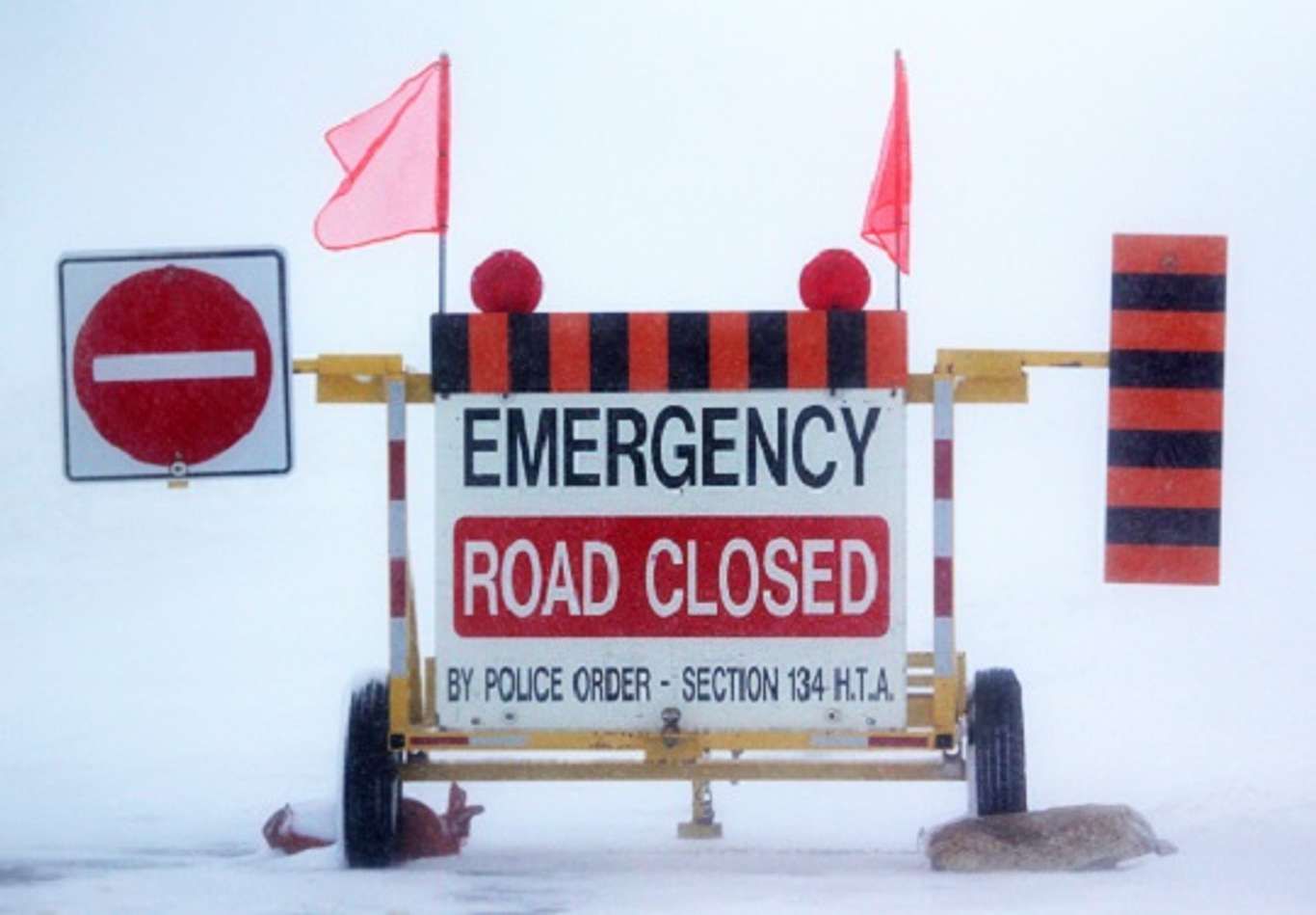 Highway 21 road closures location remains at concession 6 Port