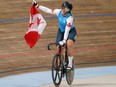 Kelsey Mitchell was discovered through RBC Training Ground in 2017. In 2021, at the delayed Tokyo Olympics, she won the gold in track cycling. Dave Holland photo