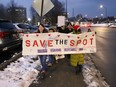 A rally was held to save Sudbury's supervised consumption site from closing on Nov. 30. John Lappa/Sudbury Star
