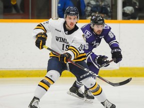 Holden Wale (19) is the OUA athlete of the week. Photo: University of Windsor