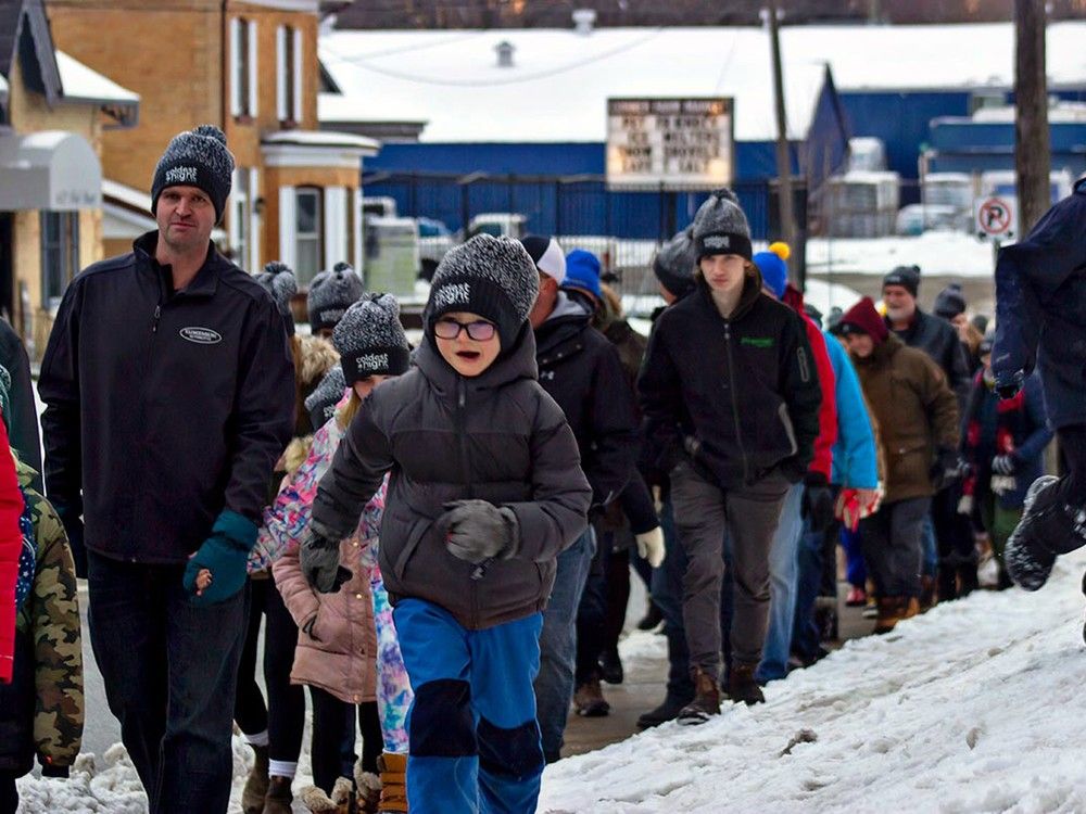 Shows of support at Woodstock's Coldest Night of the Year