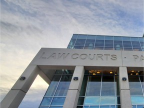 The Saint John Law Courts are seen Feb. 9.