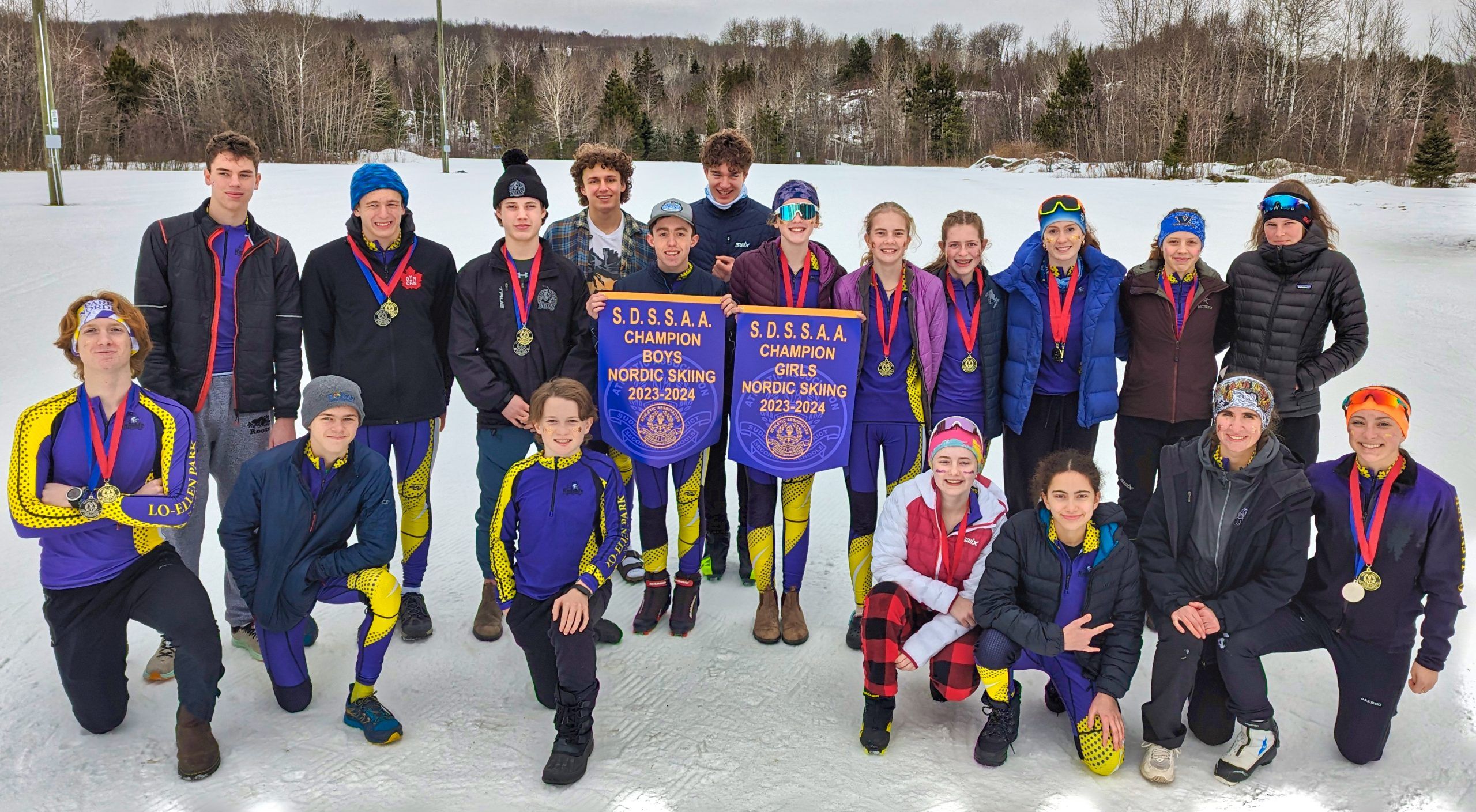 NOSSA Nordic Ski Championships Moved to Windy Lake Trails: Russell Joiner and Ivy Schulte-Hostedde Shine in Local Competitions