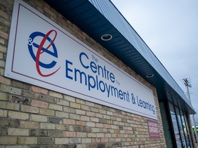 The entrance to Exeter’s Centre for Employment and Learning on Main Street.
